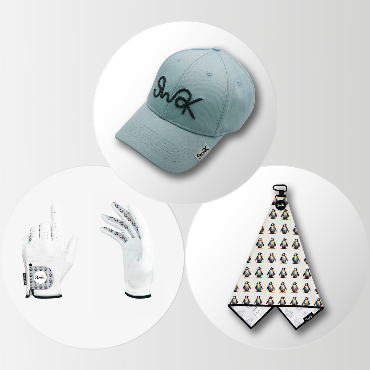 Golf Hat, Glove and Towel Gift Bundle for Golfers – golf gift set from Premium Golf Gifts