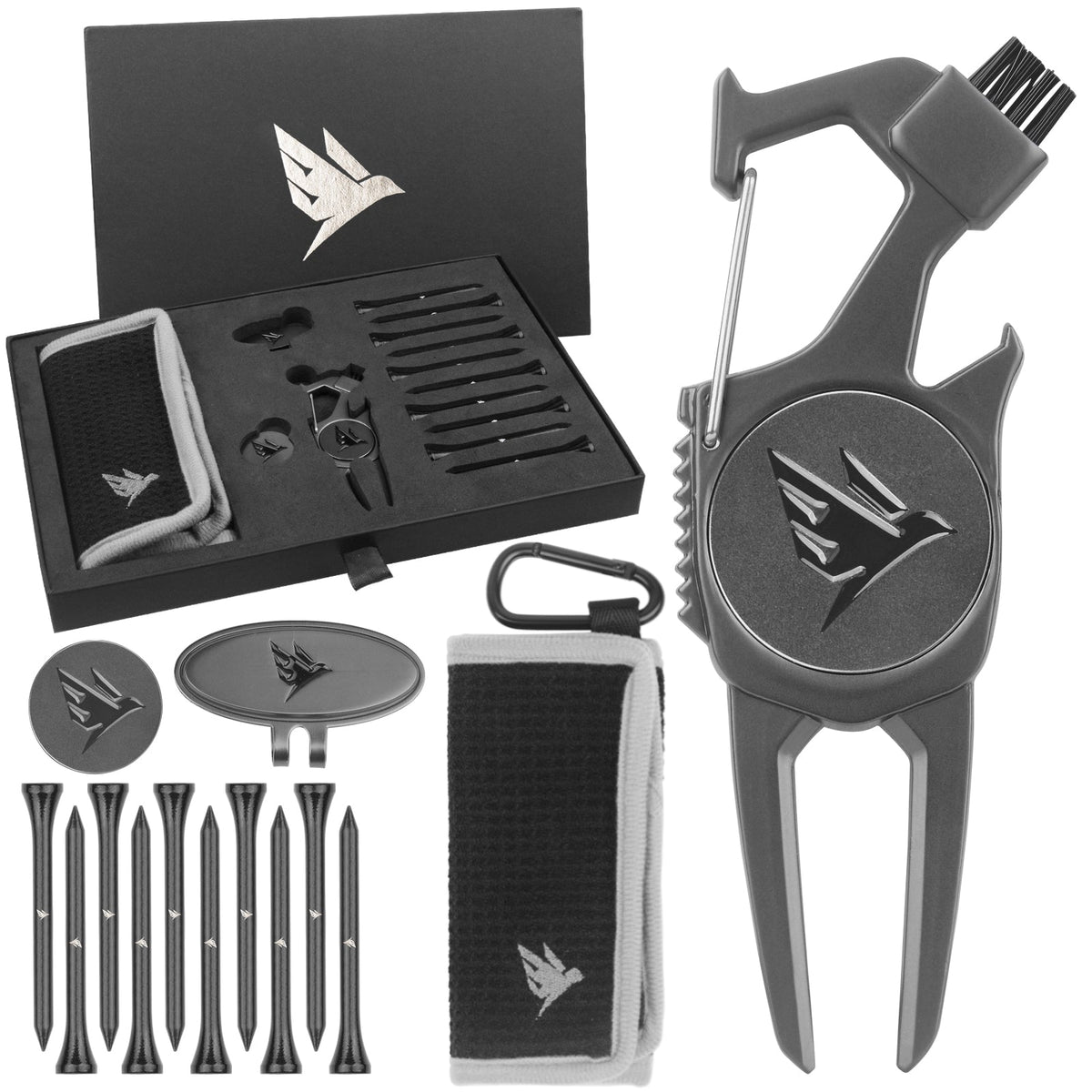 SWIFTEE Golf Gift Set - 7-in-1 Multi-Tool Free P&P – golf tee from Premium Golf Gifts