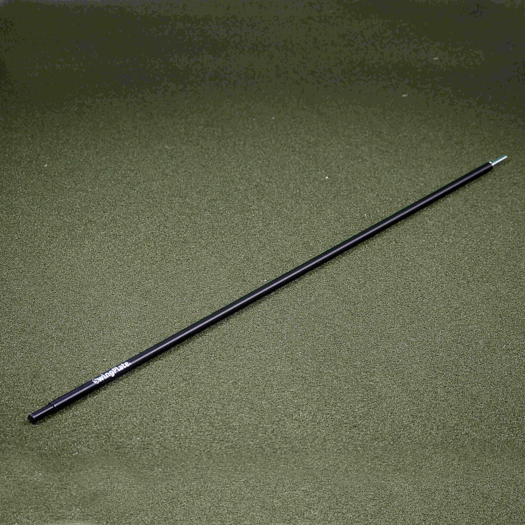 The Swing Plate with Extendable Twist Lock Golf Training Pole