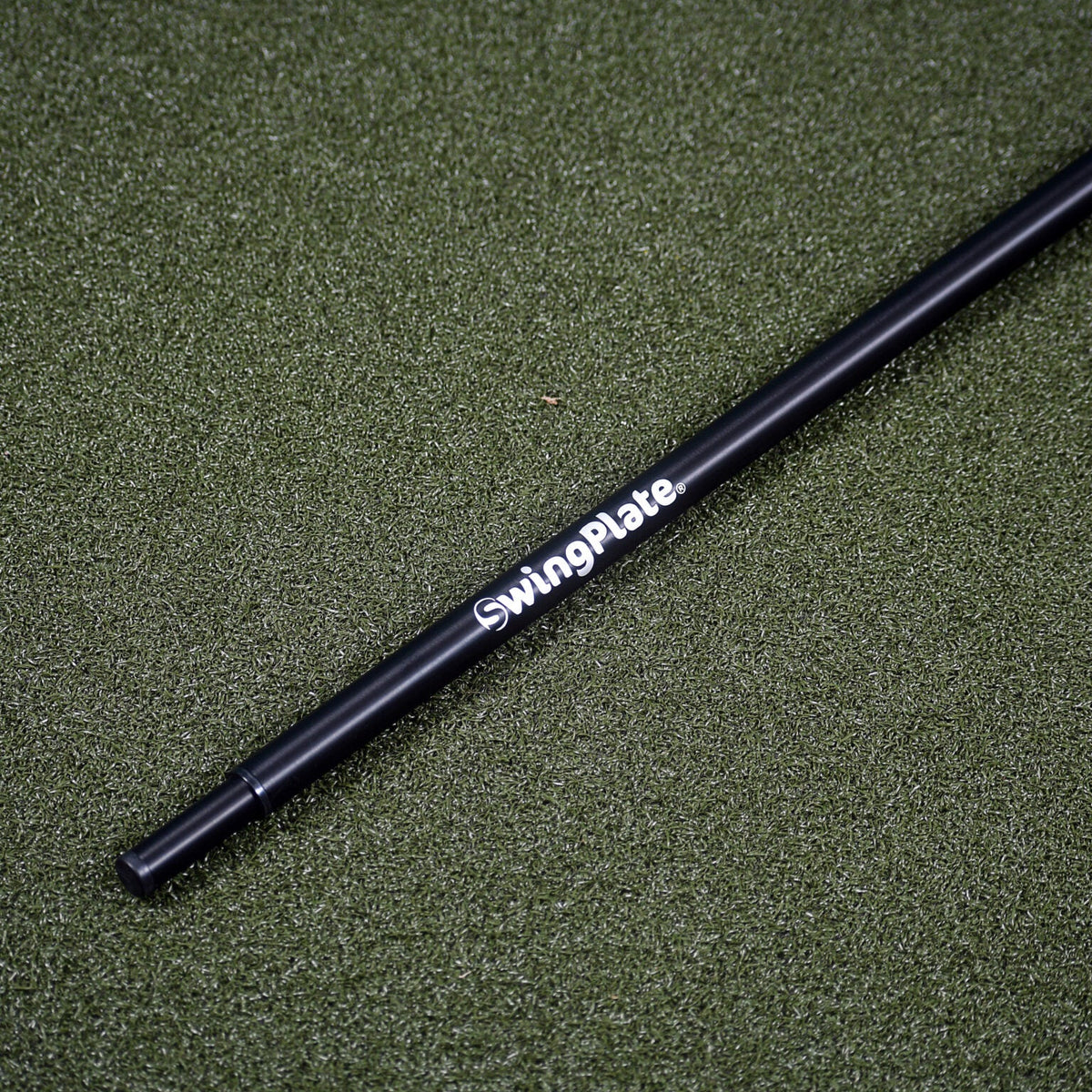 The Swing Plate with Extendable Twist Lock Golf Training Pole