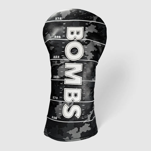 Bombs Driver Headcover – embroidered golf club headcover from Premium Golf Gifts