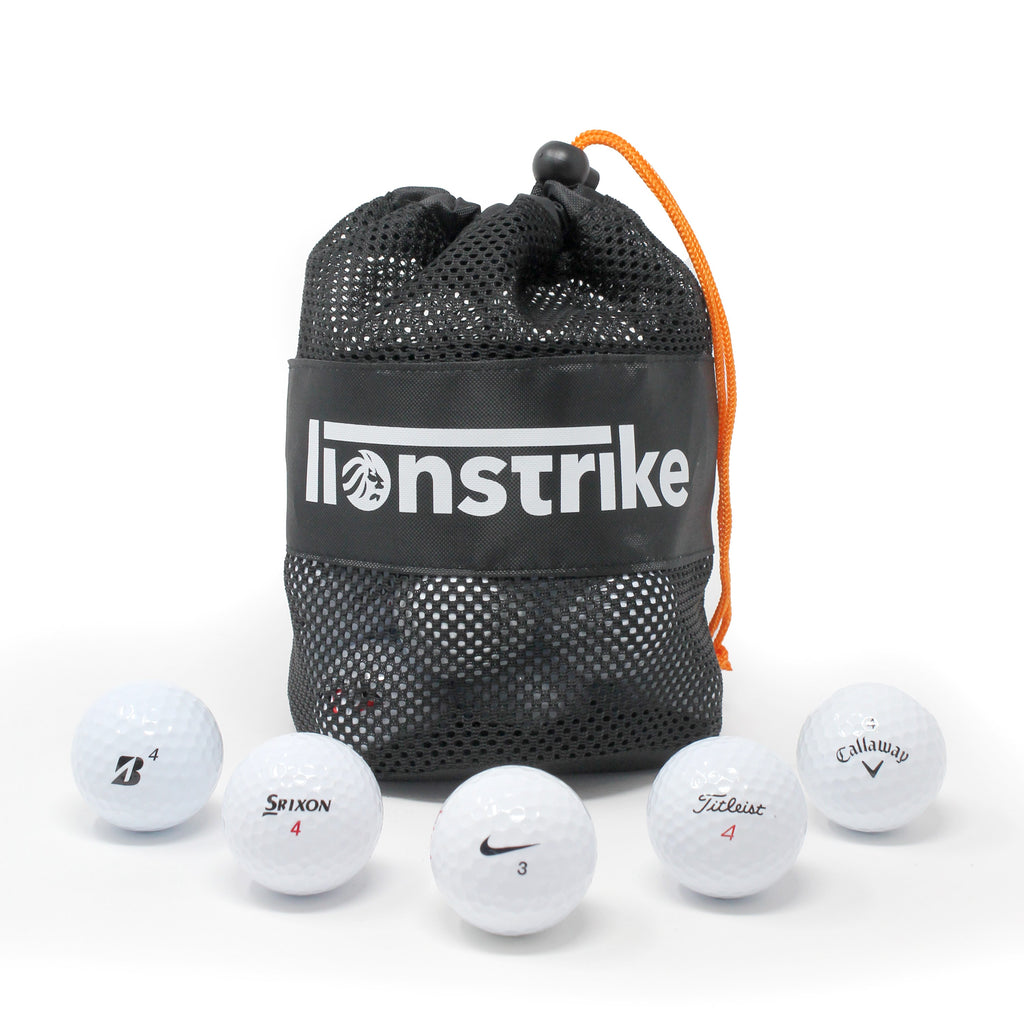 Lionstrike Used Lake Golf Balls, Grade A - 22 balls – golf ball from Premium Golf Gifts