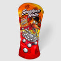 Breakfast Balls Driver Headcover – embroidered golf club headcover from Premium Golf Gifts