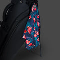 Flamingo Magnetic Golf Towel – magnetic golf towel from Premium Golf Gifts
