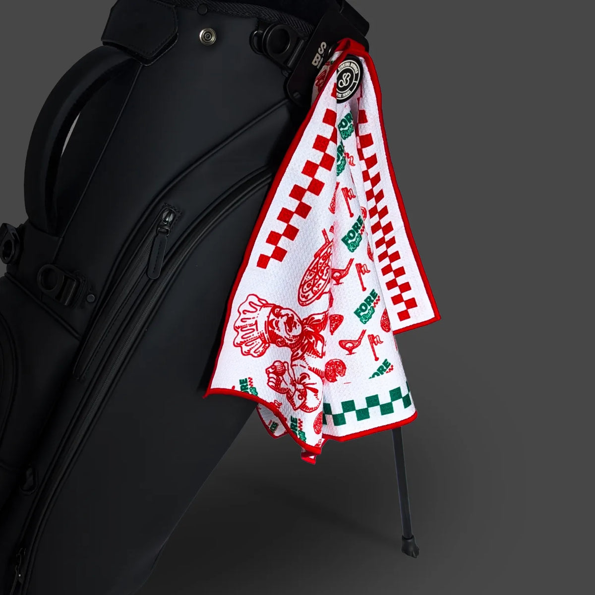 Fresh Slices Magnetic Golf Towel – magnetic golf towel from Premium Golf Gifts
