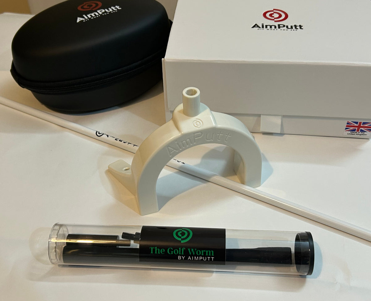 AimPutt & Golf Worm Training Aid Bundle