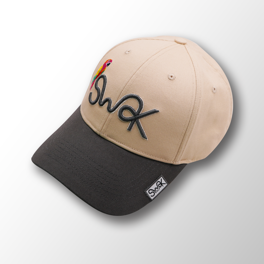 SWAK Parrots Hat – Cotton Tropical Baseball Cap – cotton golf cap from Premium Golf Gifts