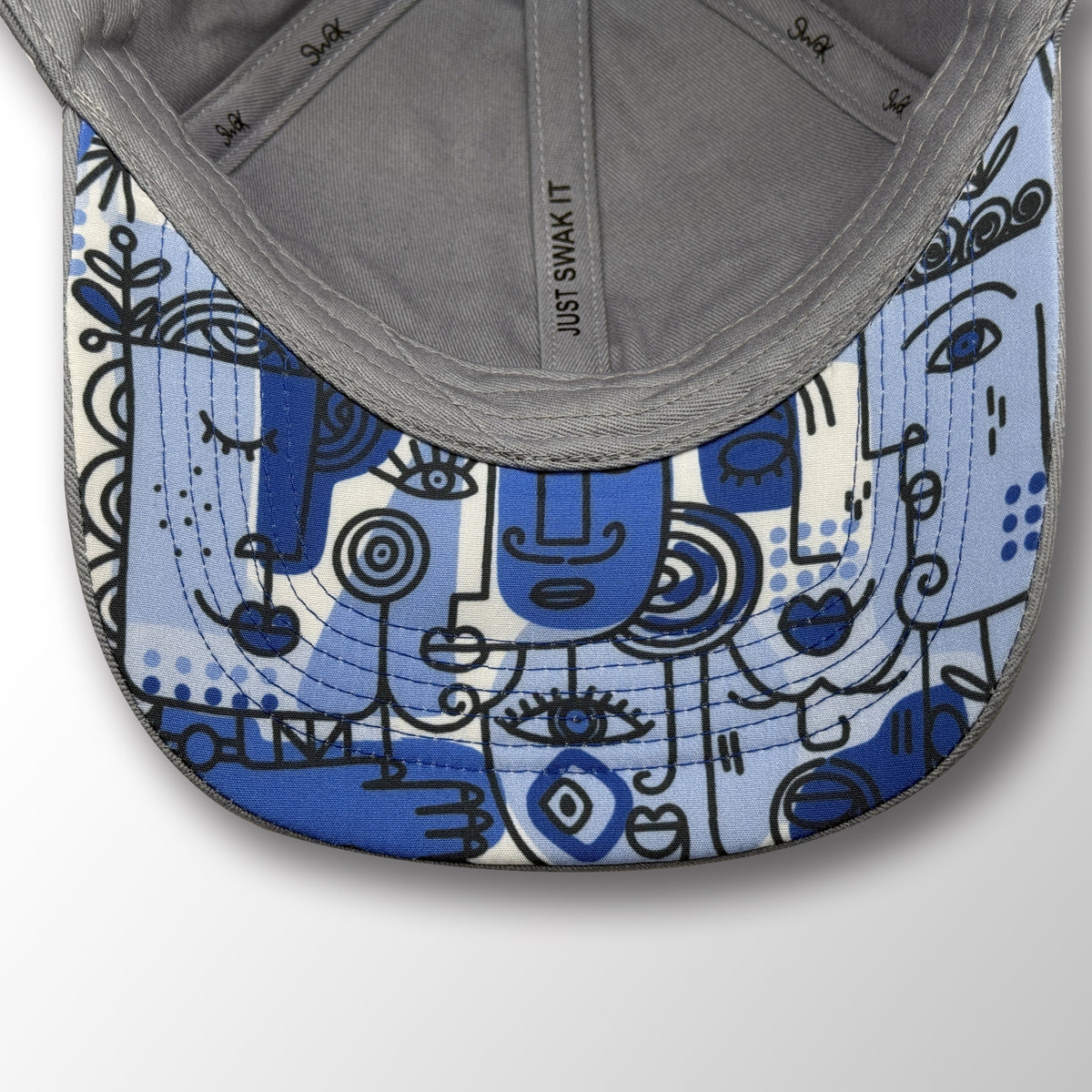 SWAK Picasso Cotton Baseball Cap – Abstract Face Art Hat