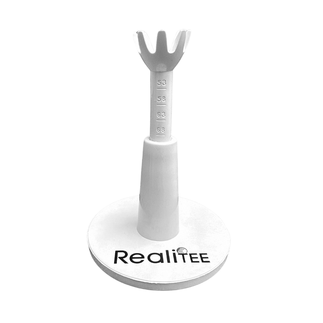 Realitee Adjustable Rubber Driving Range Golf Tee – driving range golf tee from Premium Golf Gifts