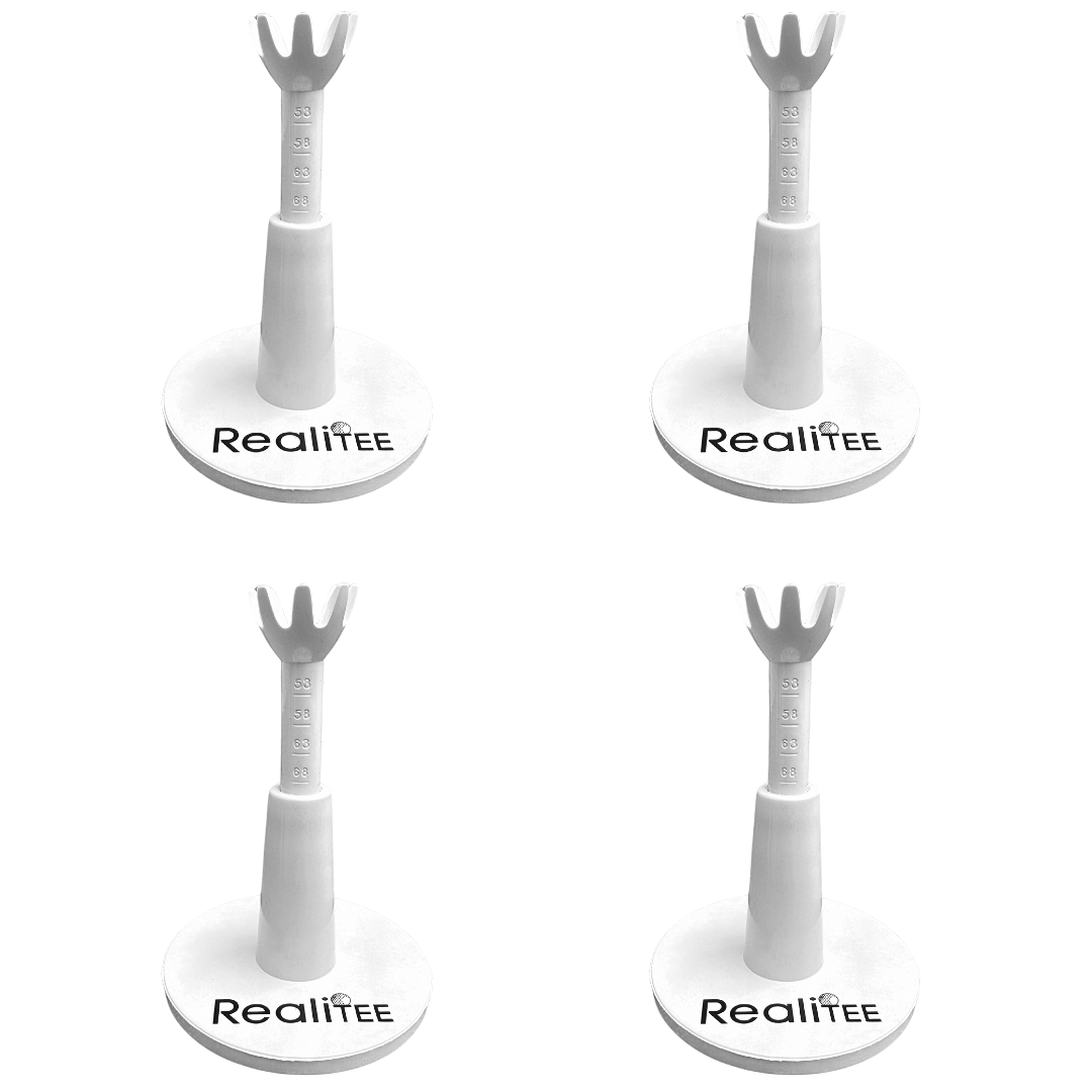 Realitee Adjustable Rubber Driving Range Golf Tee