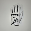 Classic Cabretta Leather Golf Glove – worn on hand from Premium Golf Gifts