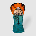 Skull Crusher Driver Headcover – embroidered golf club headcover from Premium Golf Gifts