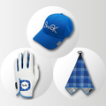 Tartan Golf Hat, Gloves & Towel Gift Set Bundle – golf gift set from Premium Golf Gifts