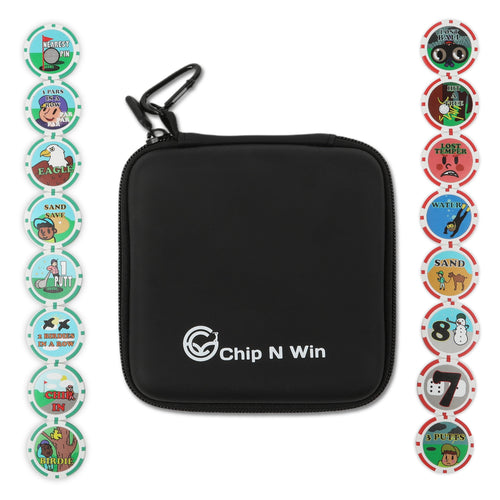 Chip n Win - The On Course Golf Poker Chips Game – golf game accessory from Premium Golf Gifts
