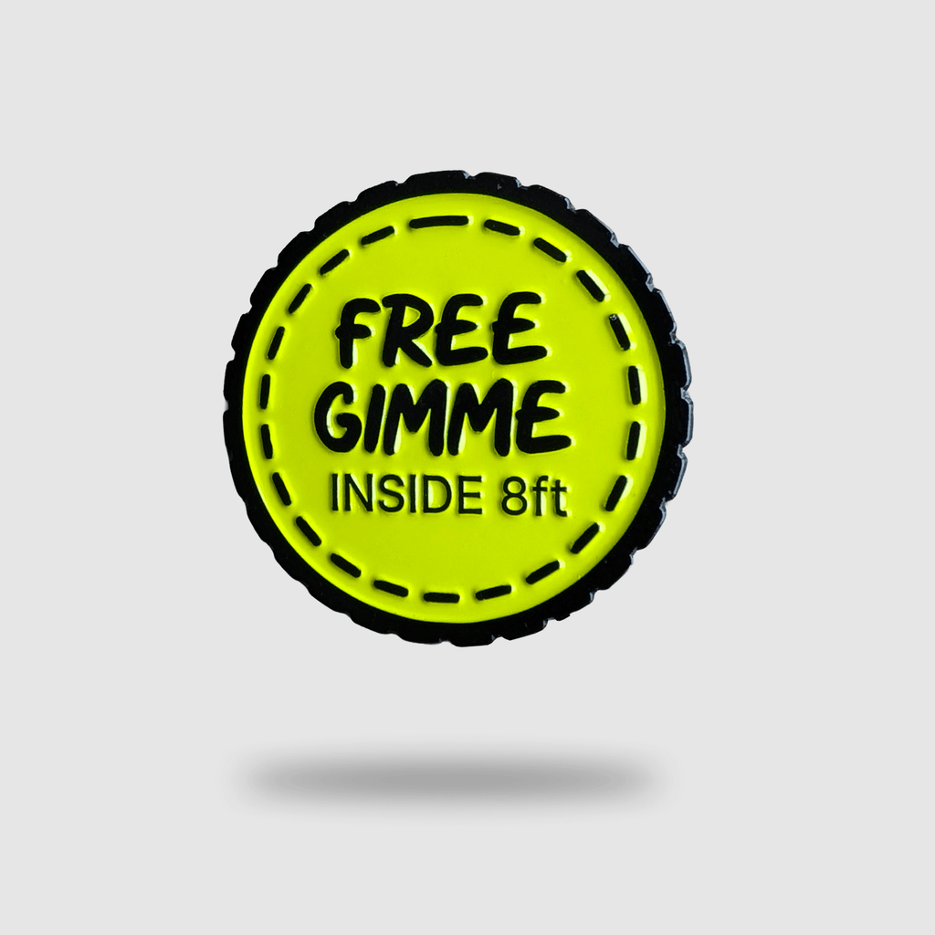 Free Gimme Golf Ball Marker – golf ball marker from Premium Golf Gifts
