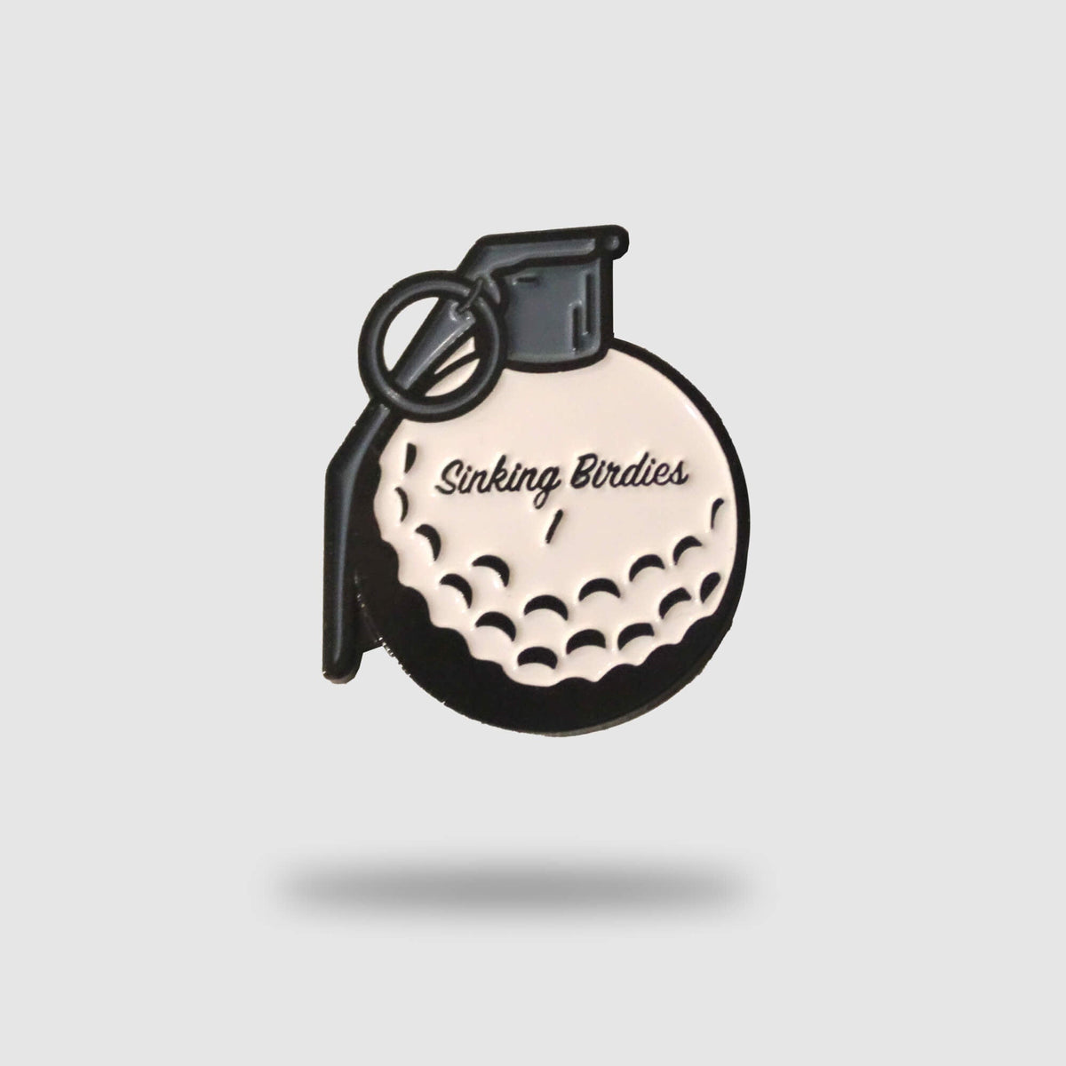 Grenade Golf Ball Marker – golf ball marker from Premium Golf Gifts
