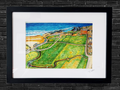 St Andrews Golf Course Aerial View – golf course wall art from Premium Golf Gifts